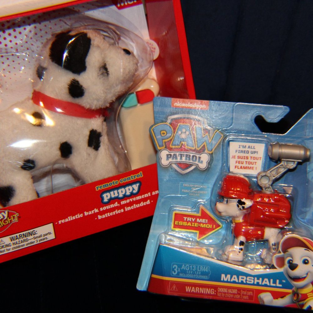 NWT**BUNDLE**2 Dalmatian dog toys! Ages 3+